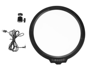 WF FL-12RF Lumière d'appoint plate de 12 pouces avec support au sol de 55 pouces, éclairage doux plein écran pour l'enregistrement vidéo, le maquillage et la diffusion en direct