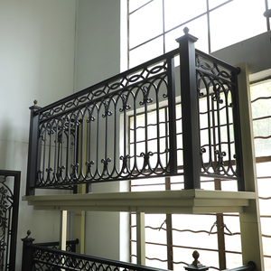 Handmade rèn sắt trong nhà ngoài trời lan can mạ kẽm nóng tráng điện trang trí trang trí ban công lan can - Product Image 6