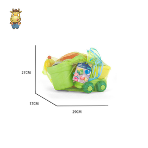 Lot de 10 jouets de plage en PE souple : camion benne, seau, moules de canard, poisson, baleine, étoile, arrosoir – Jouets d'extérieur pour enfants pour bac à sable - Product Image 4