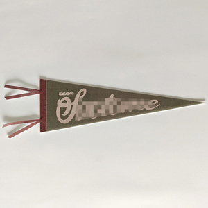 Bandeiras De Feltro Impressão personalizada Publicidade Aniversário Decoração De Férias Pendurado Bandeira <span class=keywords><strong>Triangular</strong></span> - Product Image 4