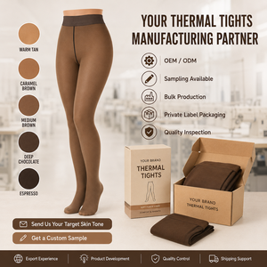 <span class=keywords><strong>Collant</strong></span> Termici Felpati Effetto Pelle Personalizzati da Donna, Caldi Invernali, Effetto Trasparente, OEM ODM Private Label - Product Image 6
