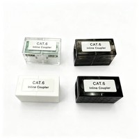 E-HONG CAT6 UTP RJ45 Acoplador en Línea Hembra a Hembra, Conector Adaptador de Extensión de Cable Ethernet LAN