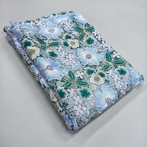 Fashionable Soft and <strong>Stretchable</strong> <strong>Lace</strong> <strong>Fabric</strong> with Raised Flowers Fine Texture African Rope <strong>Lace</strong> Cup Material - Product Image 5