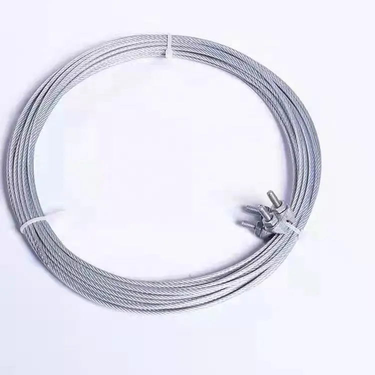 Galvanized 1*19 2.6mm 3mm 4mm Steel Wire Rope Strand With Good Quality