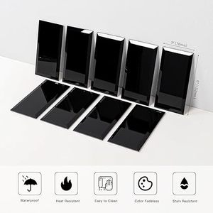 Hiện đại vuông vát tự dính tường gạch vỏ và dính kính gương backsplash cho nhà bếp và phòng tắm bức tường - Product Image 2