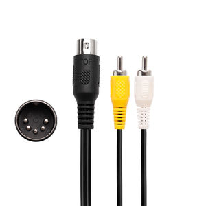 Cable AV de 6 pies para <span class=keywords><strong>Sega</strong></span> <span class=keywords><strong>Mega</strong></span> <span class=keywords><strong>Drive</strong></span> 1 (Genesis Master) System RCA TV Lead - Product Image 3