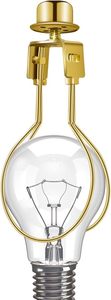 Adaptateur de support de lampe à vis en métal HLH Or/Nickel/Noir, résistant à la rouille, tête décorative, support de fixation DIY pour luminaire à clipser - Product Image 5