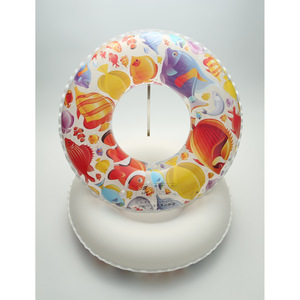 Colorful Fish Printing Swimming Ring 60 70 80 90 Cm Thickened PVC <b>Inflatable</b> <b>Float</b> For Child And Adult Water Sports - Product Image 4