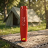 Extincteur compact à aérosol, bouton poussoir, extincteur portable à une pression pour porte-gobelet de voiture, comptoir de cuisine et établi