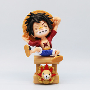 Statuetta in PVC <span class=keywords><strong>di</strong></span> Alta Qualità Versione Q Anime, Modellino da Collezione <span class=keywords><strong>di</strong></span> Luffy e Zoro, Ornamento per Auto, Action Figure - Product Image 2