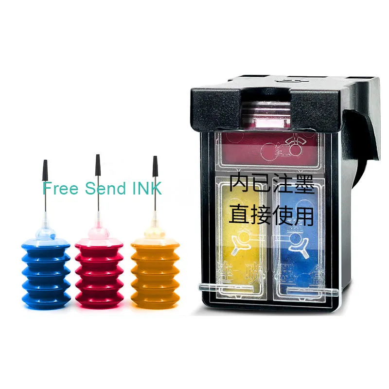 HP Deskjet 2130 4520 Printer Refill Ink Ink Cartridge 63 63XL Color 30ml 100ml Full 1 Piece Compatible Black Color 12 Months