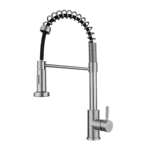 SUS304 Stainless Steel Kitchen Water Tap Hot Cold Mixer Faucets Extension Kitchen Faucet