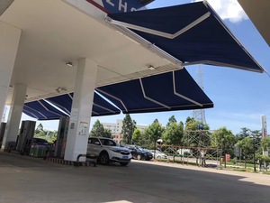 Auvent rétractable <span class=keywords><strong>manuel</strong></span> ou motorisé robuste à bras pliant - Product Image 3