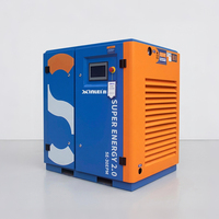 Compresseur d'air à vis à entraînement direct à aimant permanent à fréquence variable monophasé refroidi par air SE-50EPM Xinlei