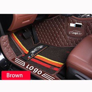 PVCレザーカーマット 新デザイン ドアシルカバー 高級レザー+コイル フォーチュナー用カーマット - Product Image 6