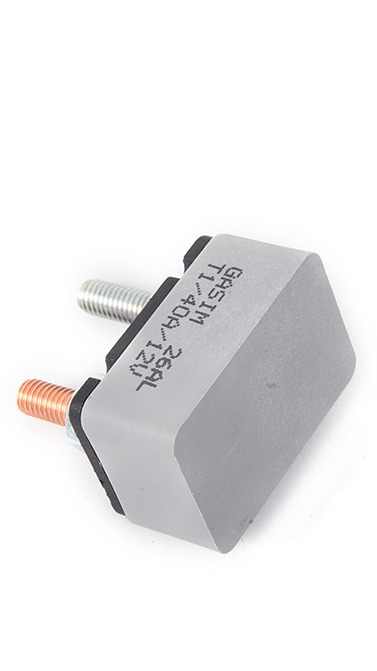 Bumbesti 40Amp Resettable Circuit Breaker - 12-24V Stud Type With Bracket (3 Pack)