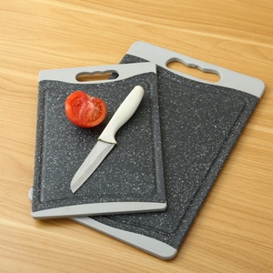 キッチン野菜用長方形フェイク大理石エコフレンドリー持続可能な高級まな板 6609 6613 - Product Image 3