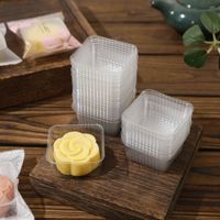 Sac d'emballage pour mini-gâteaux de lune, plateau inférieur, machine à pâtisserie pour pâte de haricots et jaune d'œuf, sac de scellage, plateau pour gâteaux de lune