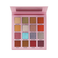 Palette de fards à paupières OCHAIN en gros, hautement pigmentée, longue tenue, marque privée, design de luxe, pour carnations moyennes à foncées