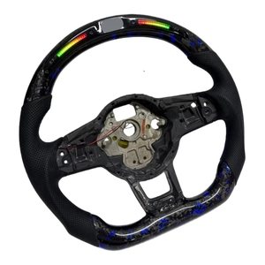 พวงมาลัยคาร์บอนไฟเบอร์ LED สำหรับ Golf MK7 7.5 6 5 4 <span class=keywords><strong>Polo</strong></span> GTS GTD GTE R R-Line - Product Image 3