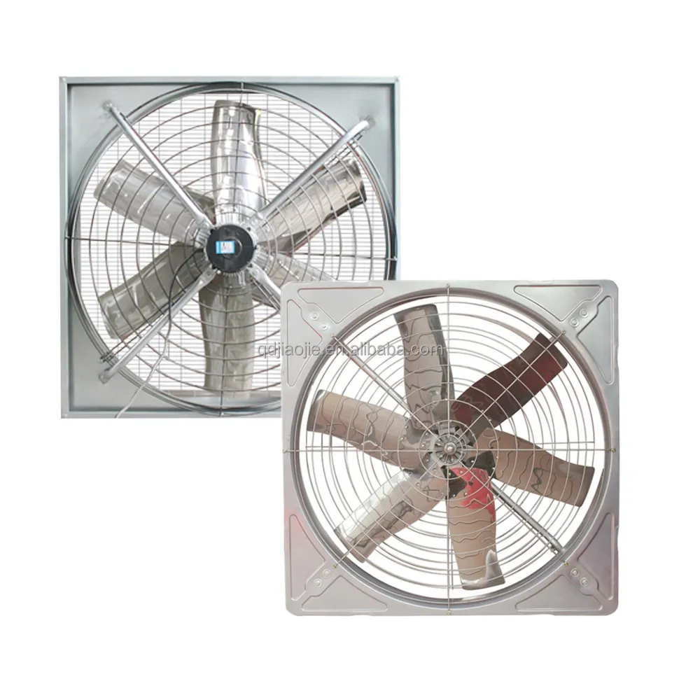 High quality cow farm hanging exhaust fans 50 inches dairy ventilation fan galvanized frame ventilation fans for livestock farm