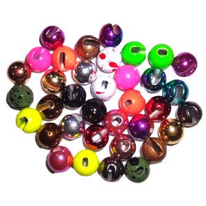 Metallic Nymph Flies Head Cyclops Materiales para atar moscas ranuradas Cuentas de <span class=keywords><strong>tungsteno</strong></span>-Plomos de pesca vendidos por pieza - Product Image 1