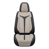 Housses de siège de voiture noires personnalisées et ventilées de luxe Housses de siège de chaise de voiture universelles en cuir Ensemble complet de conception étanche