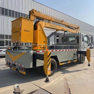 ราคาโรงงาน รถบรรทุกติดเครน Dongfeng 4x2 22 เมตร ยูโร 3 ระบบไฮดรอลิกแบบพับได้ เครื่องยนต์ดีเซล เกียร์ธรรมดา ใหม่ - Product Image 4