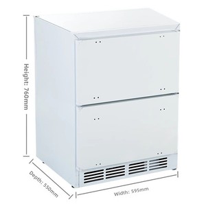 Refrigerador de Lujo BC/BD-68WQB/122L, Empotrado Horizontal, Enfriado por Aire, Autodescongelante, Bajo Encimera, Pequeño, Oculto, de Bajo Consumo - Product Image 1