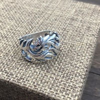 Bague ajustable en argent sterling 925 avec dragon, bagues pour hommes, bagues vintage, cadeau d'anniversaire de mariage, rétro