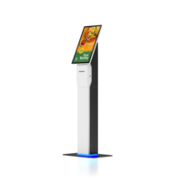 Quiosco de Autoservicio con Pantalla Táctil Capacitiva de 15.6/21.5/23.8 Pulgadas, Windows 10, Impresora Térmica, Escáner de Código de Barras, Pago, Pedidos, Wi-Fi 6