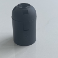 Douille de suspension E27 4A 250V à vis, base de lampe en plastique, support en cuivre métallique PP silicone - Support GU10 Noir/Blanc, Garantie 2 ans