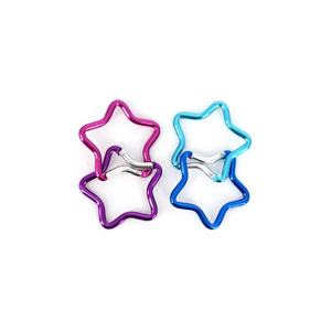 Clip de mousqueton étoile le moins cher promotionnel Mini mousqueton Clips escalade mousqueton couleurs en vrac - Product Image 1