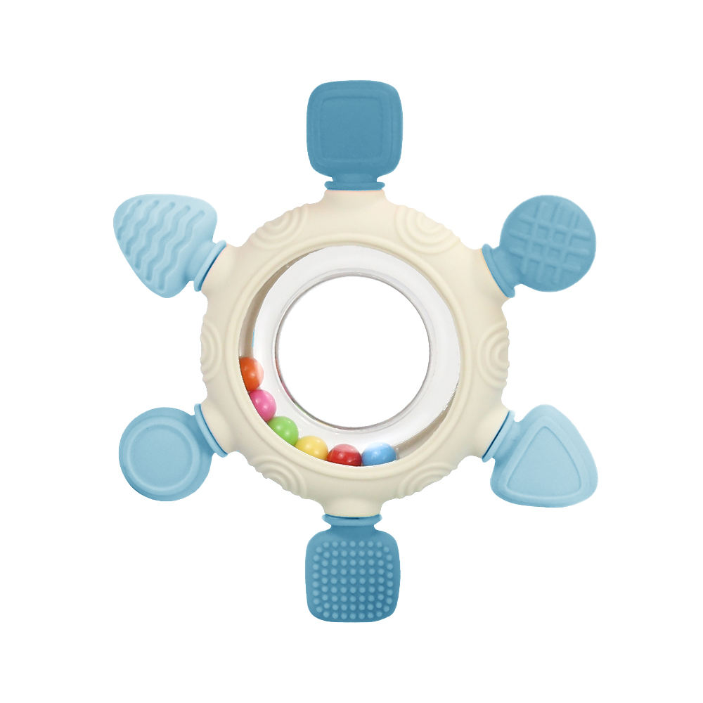 Rattle Teether-Blue