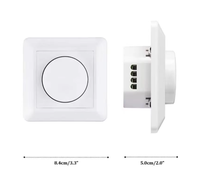 Gradateur LED 220V pour l'éclairage domestique Contrôle de la luminosité réglable sur les ampoules à intensité variable