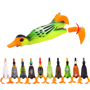 Señuelo de Pesca Artificial Flotante Giratorio de 11.2g/9.5cm con Hélices y Aletas de Pato, Hecho de Plástico Duradero - Product Image 6