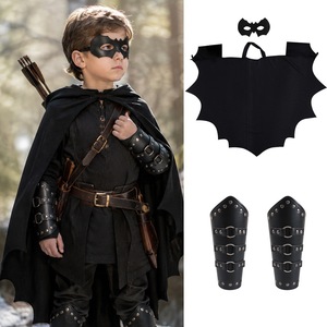 Cross-border Halloween Bat Cape Set for Men's Party Performance and CosplayBlack for Cloak <strong>Costume</strong> - Product Image 1