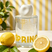 Ensemble cadeau diffuseur de parfum de luxe vide en gros, flacon en verre avec bouchon à vis
