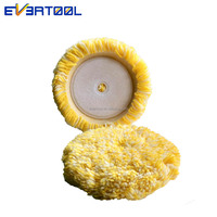 EVERTOOL Boule de polissage en laine torsadée 100% naturelle 4 plis de 8 pouces pour polissage et application automobile
