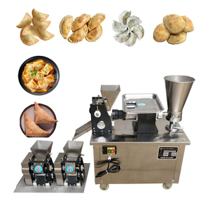 Máquina Automática para Hacer Dumplings, Pelmeni y Wontons Rectangulares de Acero Inoxidable de Alta Eficiencia, 4500 Piezas/h, con Motor - Product Image 1