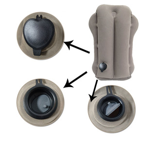Oreiller à câliner pour le cou et la tête de voyage en avion gonflable portable multifonctionnel personnalisé pour l'extérieur - Product Image 3