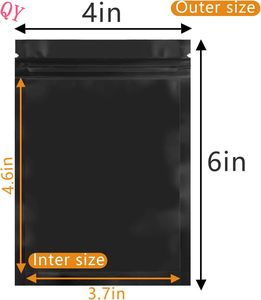 Q Y Matte Black Reusable Zip Lock Doypack Stand-Up Pouch Aluminum Foil Packaging for Milk Storage and Food Preservation - Product Image 6