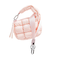 Sac de poignet matelassé en nylon antivol avec fermeture éclair pour homme et femme, pochette double pour clés, course et randonnée - Vente en gros