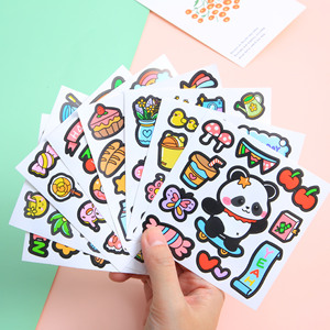Cute Cartoon PVC Decal Waterproof <strong>DIY</strong> Handmade Big Belly Cup Water Thermos <strong>Sticker</strong> Adhesive Waterproof Packaging Labels - Product Image 1