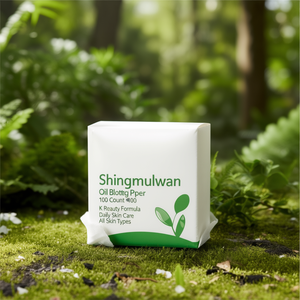 Papier absorbant Shingmulwan, 100 feuilles, formule K Beauty, soin quotidien de la peau, tous types de peau - Product Image 3