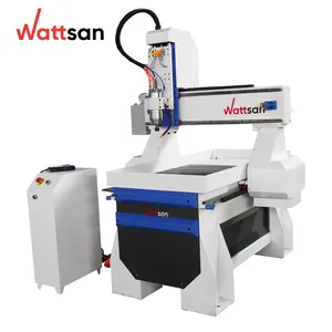 Wattsan M1 6090 2.2kw Acrylic Aluminium Brass Wood CNC Router Machine For Sale