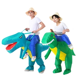 Costume gonflable amusant pour adulte et enfant, costume de dinosaure T-Rex gonflable pour Halloween, costumes de dinosaure gonflables - Product Image 2