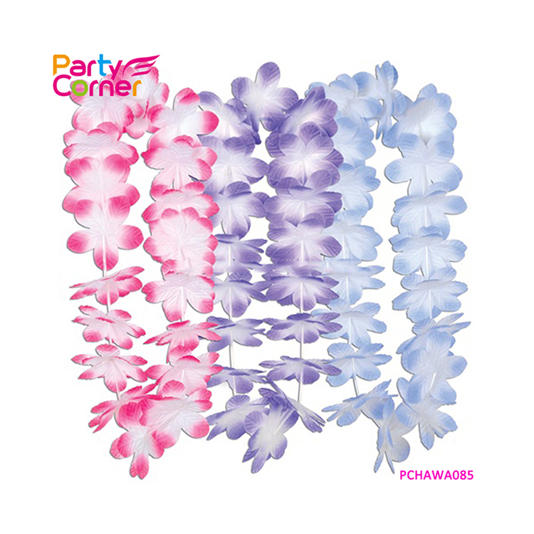 Гавайский венок, товары для вечеринок, пляжные головные уборы, свадебный венок, полиэстеровый цветной венок