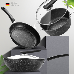 <span class=keywords><strong>Set</strong></span> <span class=keywords><strong>di</strong></span> pentole <span class=keywords><strong>in</strong></span> <span class=keywords><strong>pietra</strong></span> medica <span class=keywords><strong>di</strong></span> fabbrica padella padella tre <span class=keywords><strong>set</strong></span> <span class=keywords><strong>di</strong></span> antiaderenti senza fumo d'olio <span class=keywords><strong>set</strong></span> <span class=keywords><strong>di</strong></span> pentole regalo squisito - Product Image 2