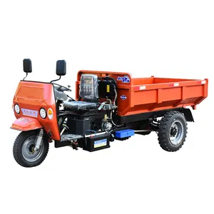 diesel Bicycle Loading motor cheap Heavy Dumper Three tricycles adults sale Scooter Engineering tipper big truck cargo tricycle